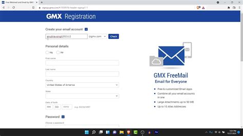 Free Email Accounts @GMX.com: Secure & easy to use.